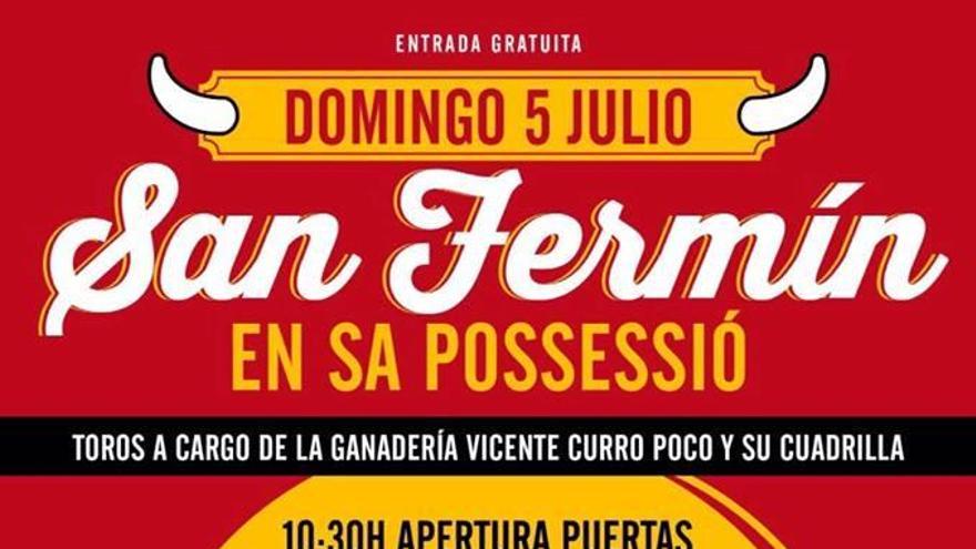 Y ahora... San Fermín en Sa Possessió