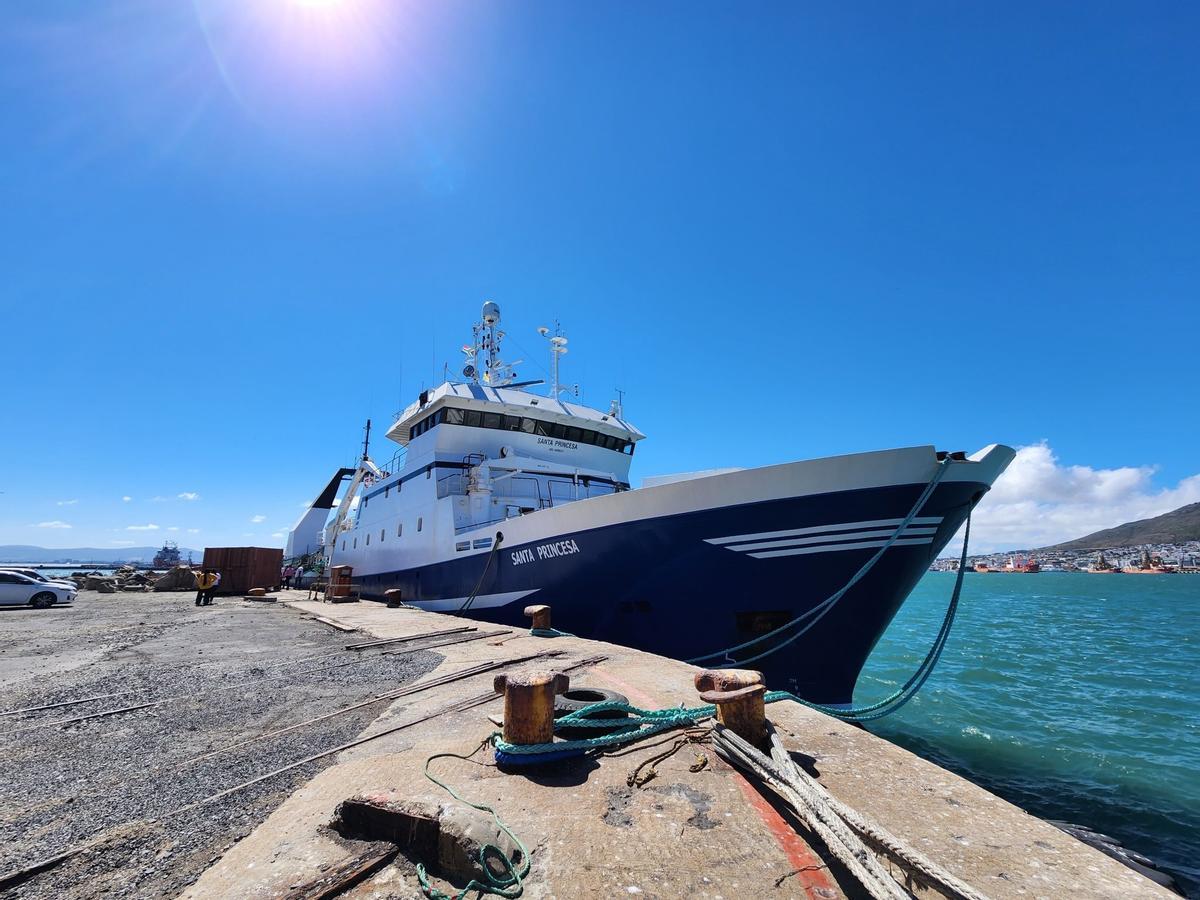 El «Santa Princesa» de Iberconsa, en Cape Town