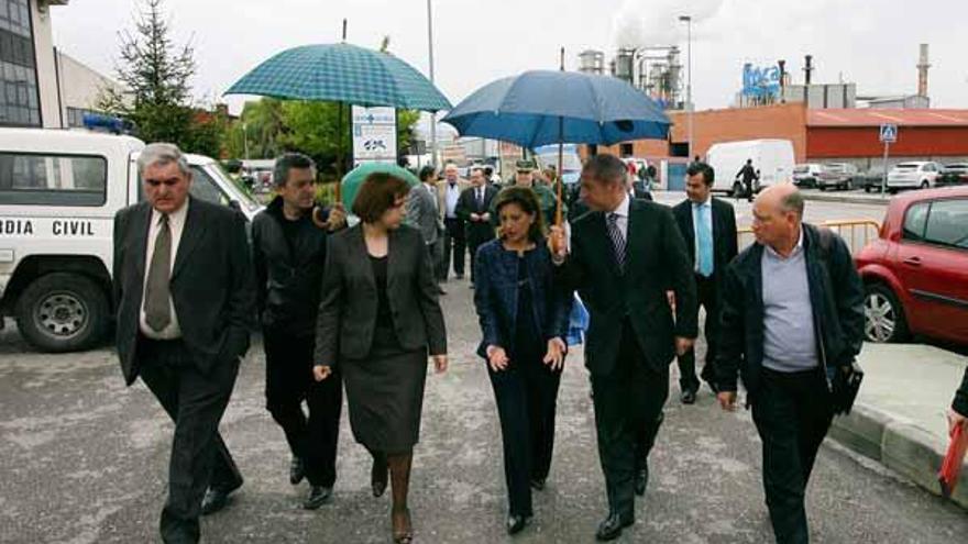 La ministra recorrió la zona donde irá el &quot;corredor verde&quot;.