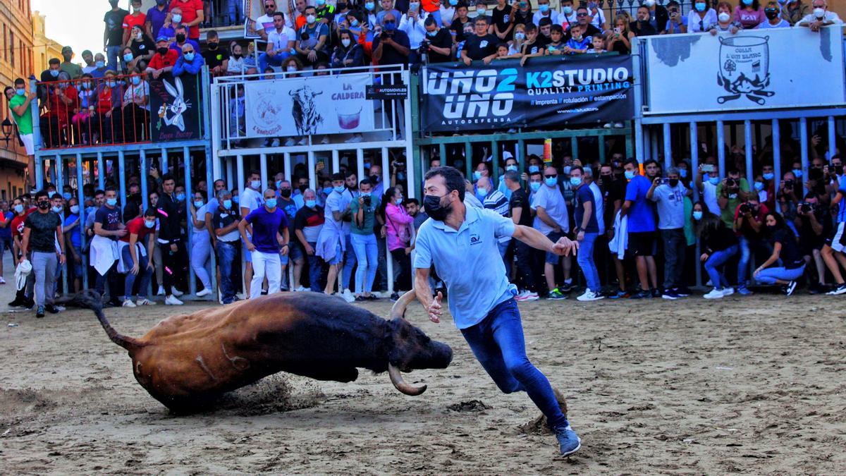 Un &#039;rodaor&#039; quiebra a &#039;Pelo Corto&#039; en la primera exhibición de la tarde.