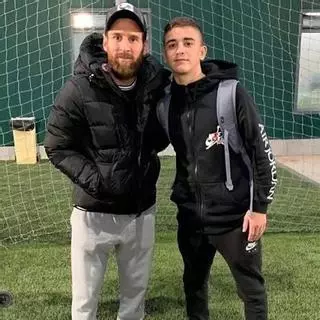 Gavi se rinde a Messi con un mensaje para la eternidad