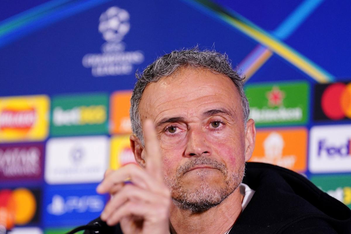 Luis Enrique, en rueda de prensa