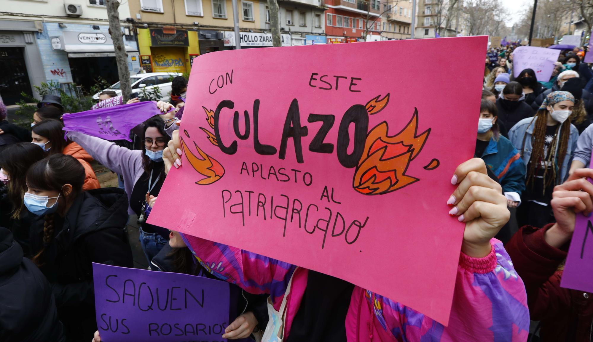 Manifestación estudiantil 8-M 2022