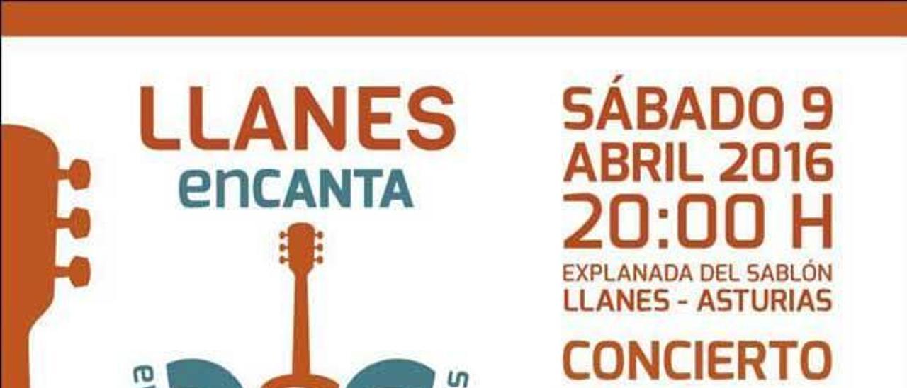 Cartel de Llanes Encanta.