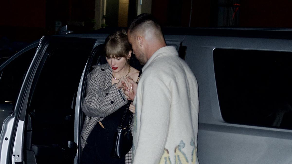 Taylor Swift y Travis Kelce en Nueva York