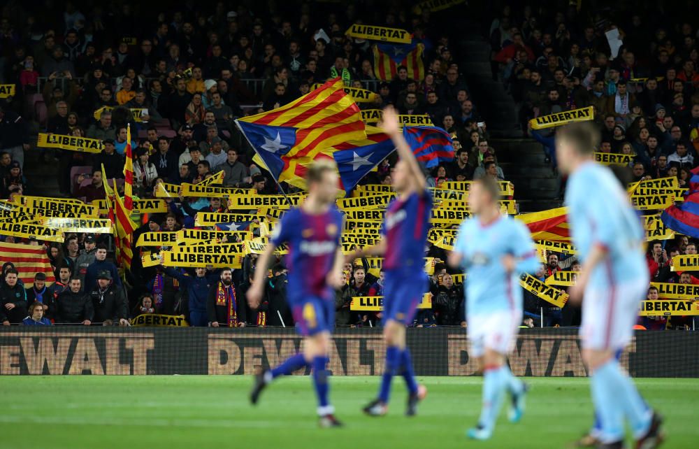 Las mejores imágenes del Barcelona - Celta // Reuters/Alberto Gea