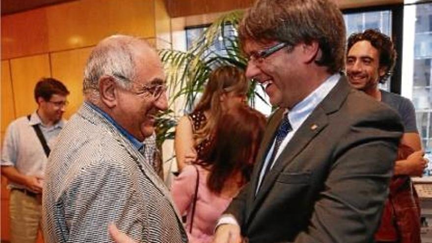 Puigdemont i Nadal es troben a la delegació de Lisboa
