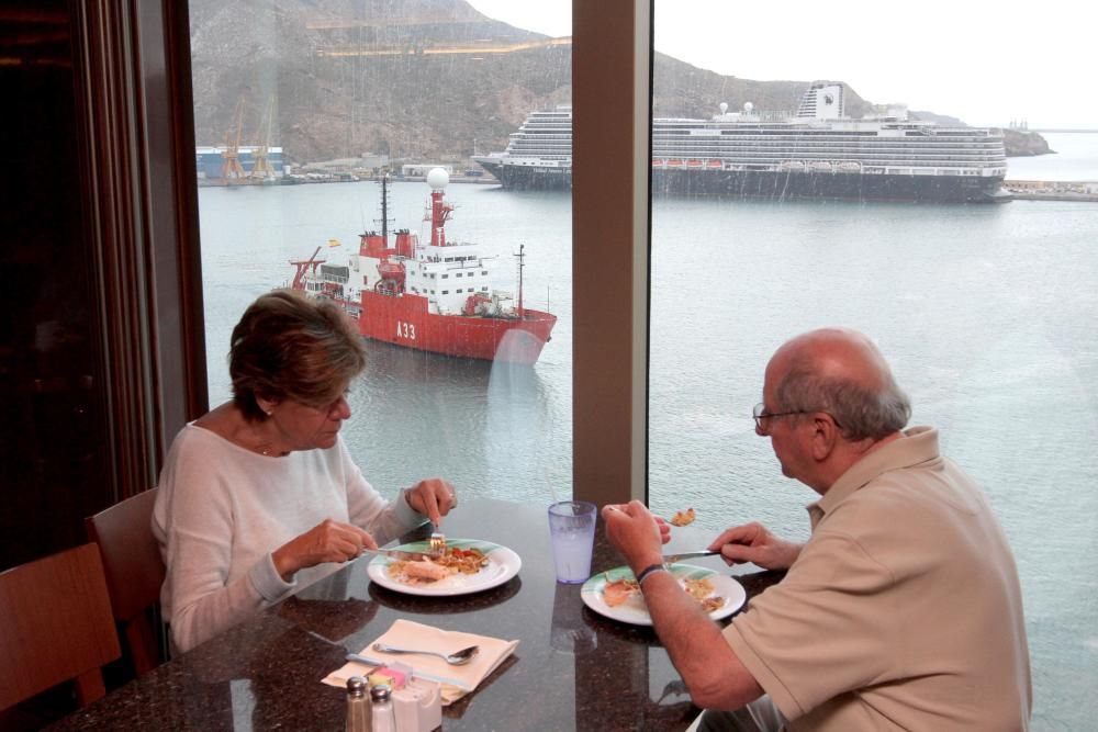 Llegada del Buque Hespérides a Cartagena