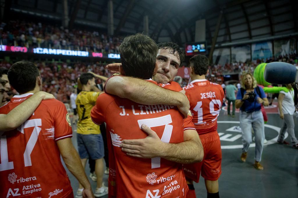El Jimbee Cartagena celebra su segunda luga consecutiva