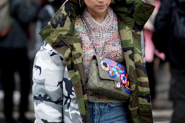 Street Style NY: look militar