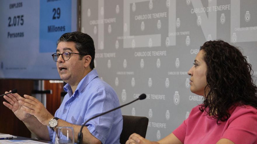 The Cabildo launches the third Employment Plan for the 31 municipalities