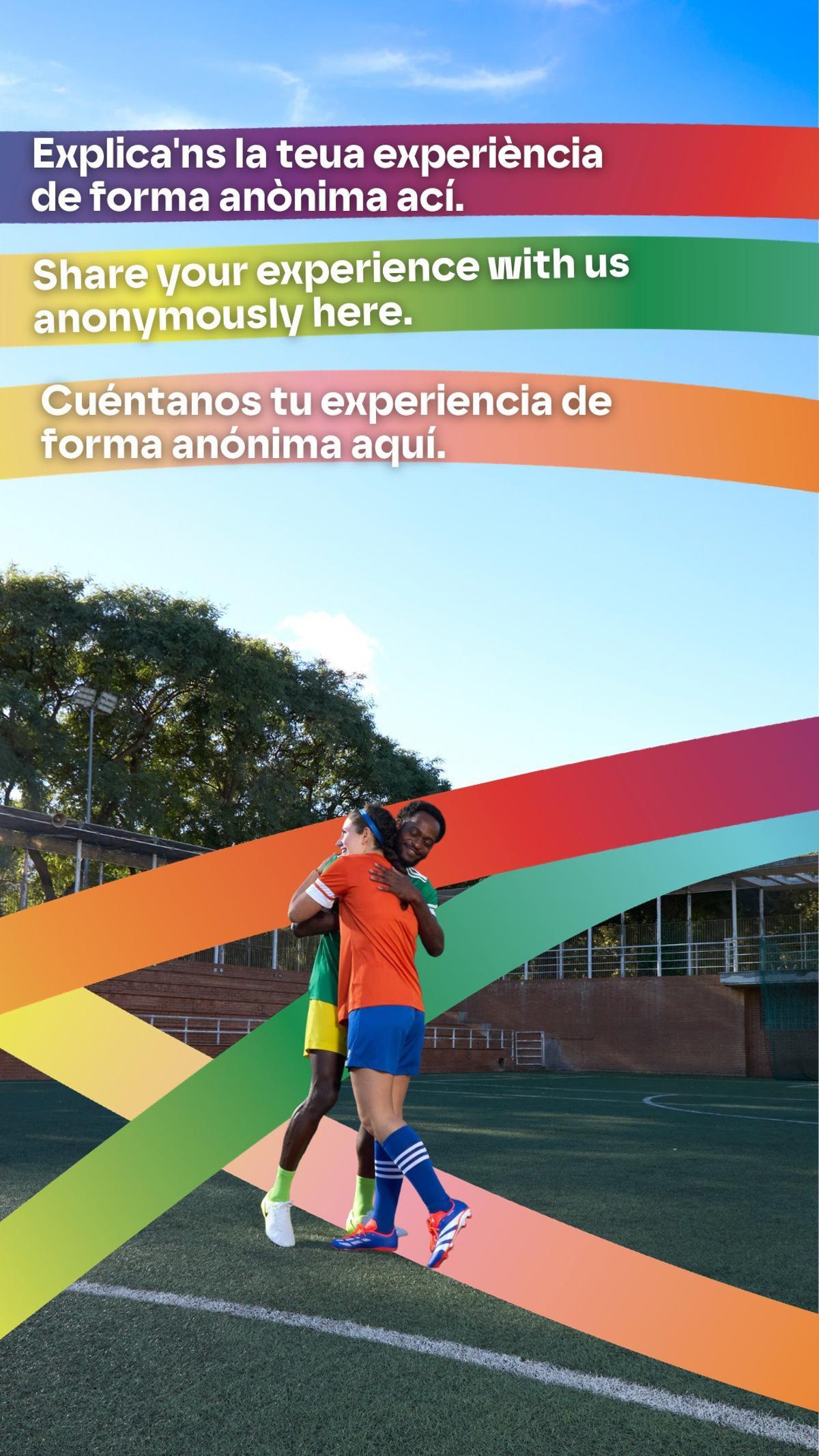 Campaña de los Gay Games con casos reales.