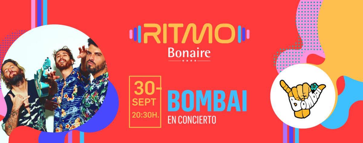 Bombai visitará Bonaire para dar un concierto en exclusiva el último sábado de septiembre.