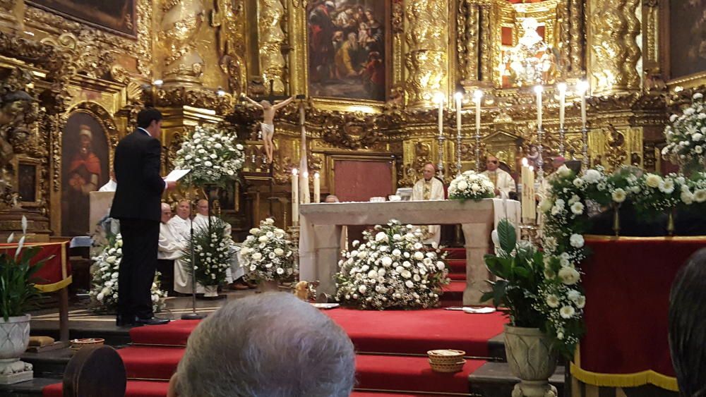 El alcalde de Morella, Ramsés Ripollés, renueva los votos de la ciudad ante la Virgen de Vallivana