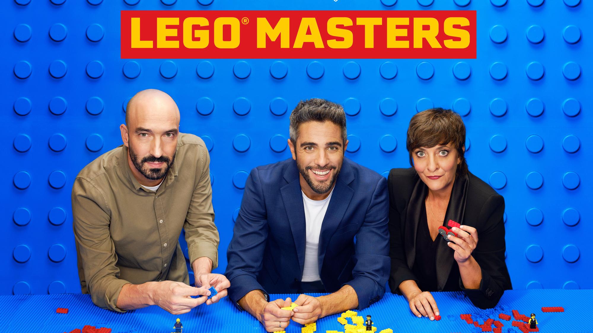 El presentador y el jurado de 'Lego Masters'