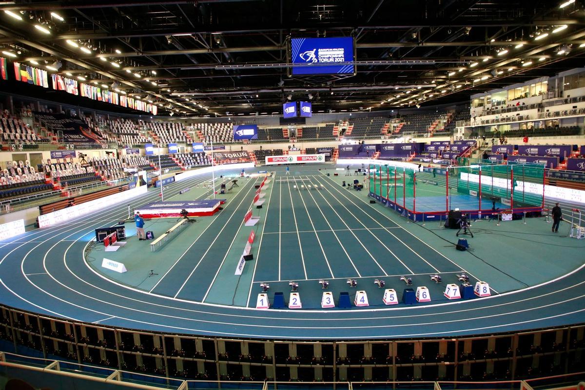 Vista de la sede del Mundial de atletismo.