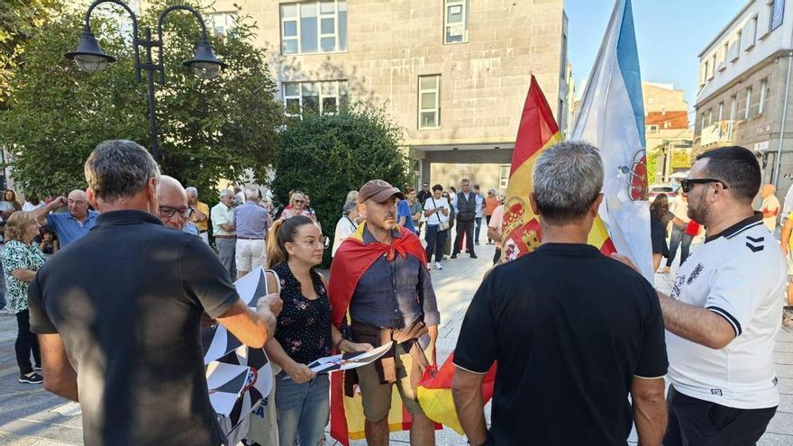 Concentración en apoyo a Ceuta en Cangas