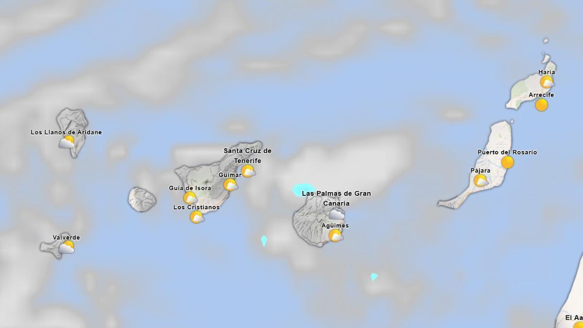 Predicción del tiempo en Canarias (del 4 al 10 de mayo)