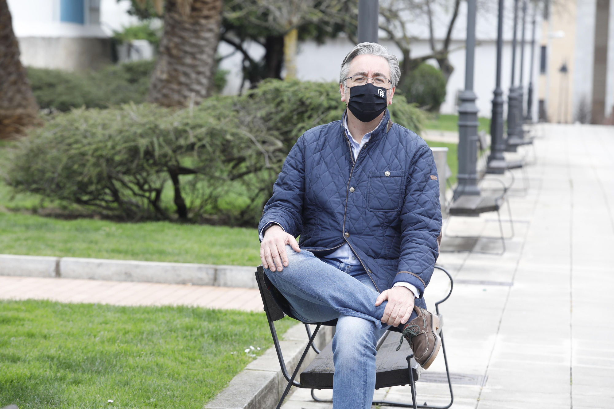 Pablo González, en el barrio de El Coto.