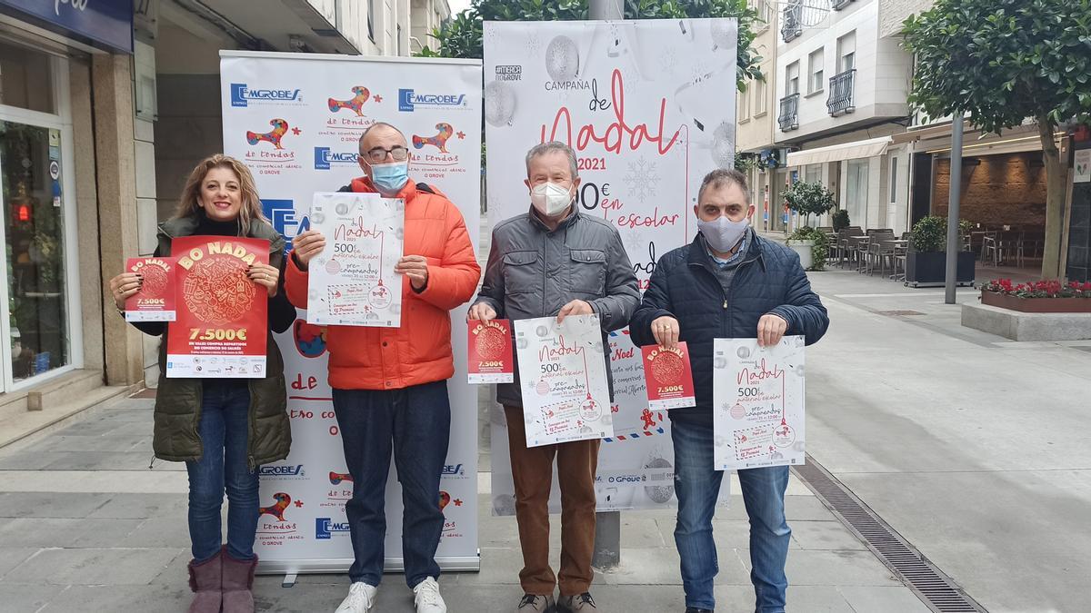 Presentación da campaña por parte de membros da directiva de Emgrobes.