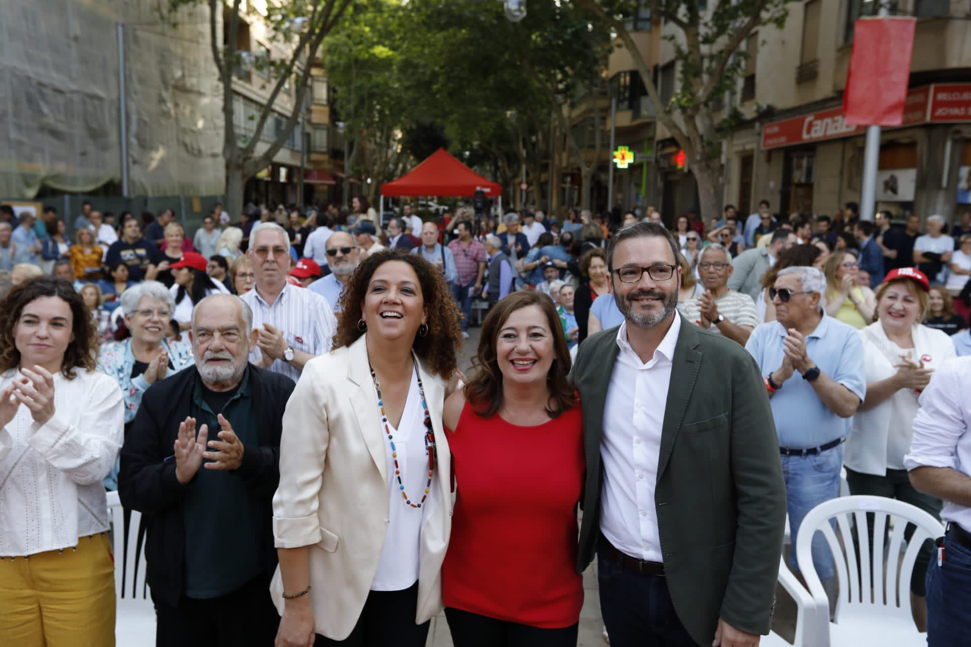 Cierre de la campaña electoral en Baleares: la izquierda pide una movilización masiva y la derecha conjura el cambio