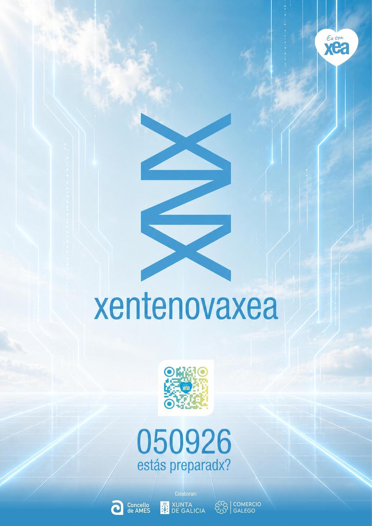 Cartel promocional de Xente Nova XEA.