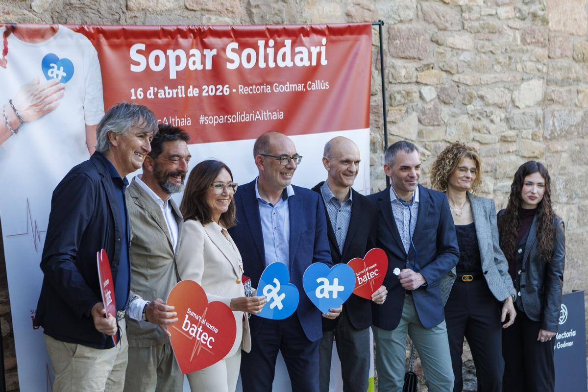 El sopar solidari d'Althaia d'aquest dijous, en imatges