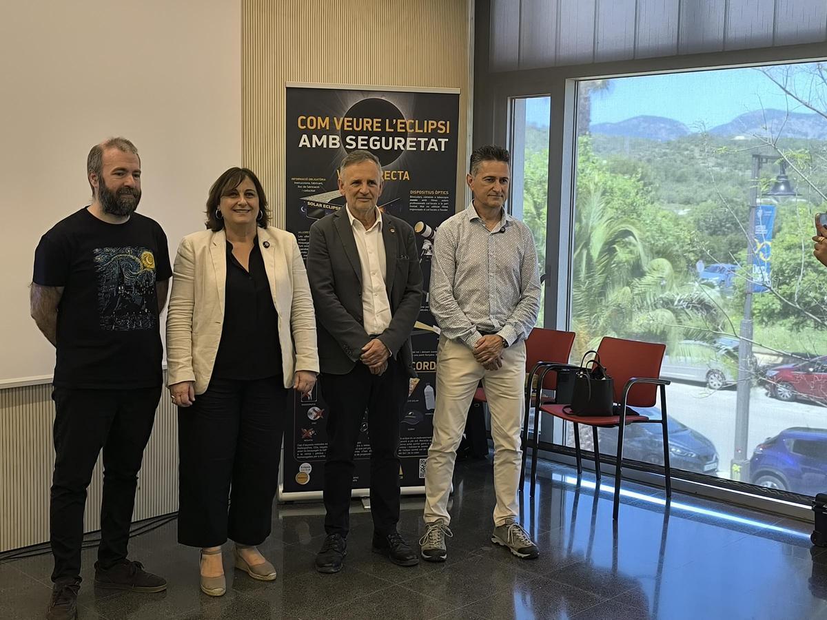 Acto para gestionar la simulación del eclipse en Mallorca.