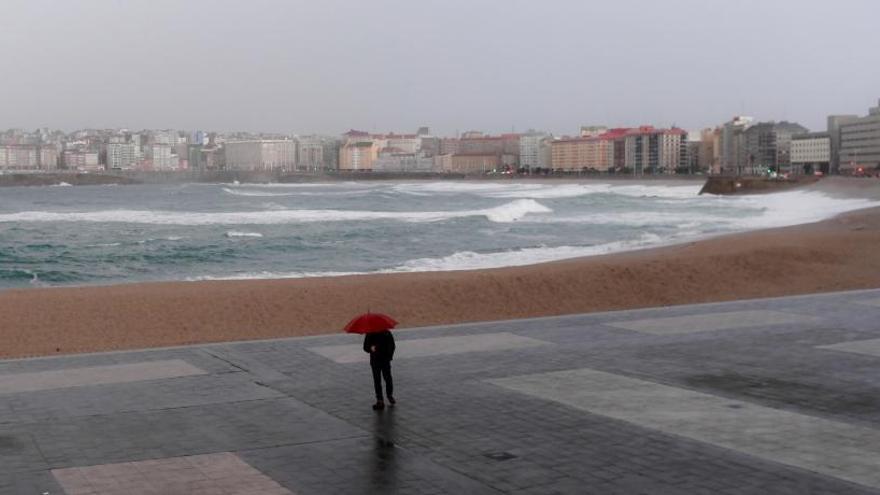 Un frente frío &quot;bastante activo&quot; llega a Galicia este domingo