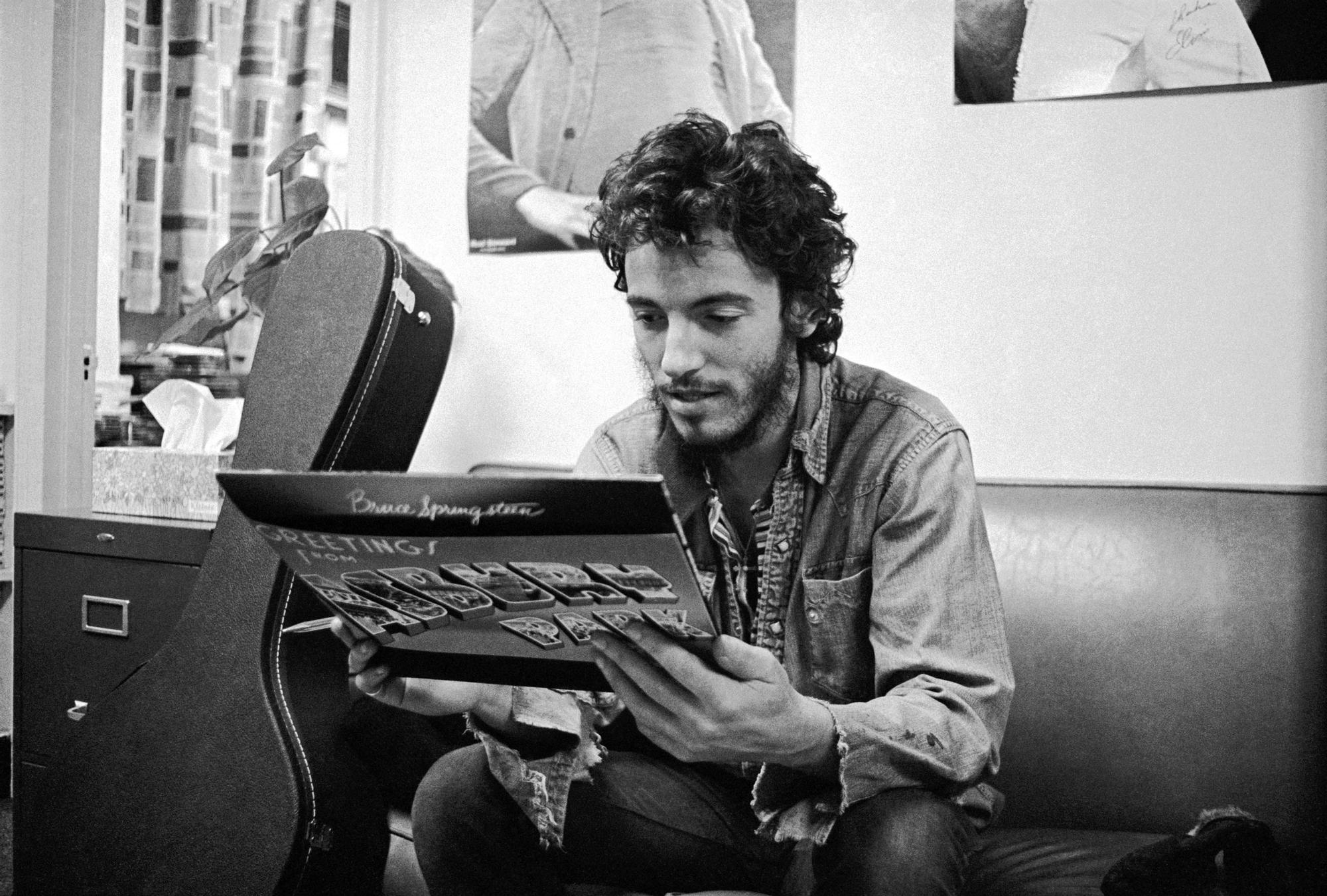 Bruce Springsteen, en 1973.
