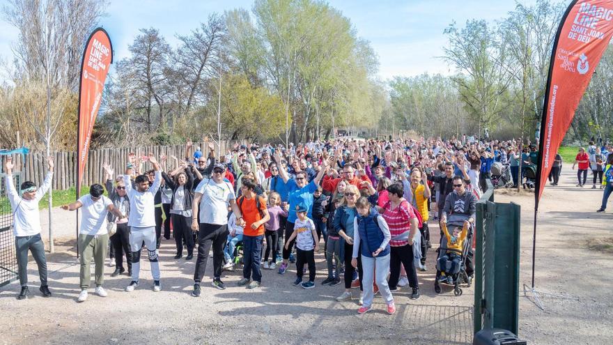 XI caminata solidaria Magic Line Sant Joan de Déu en Lleida