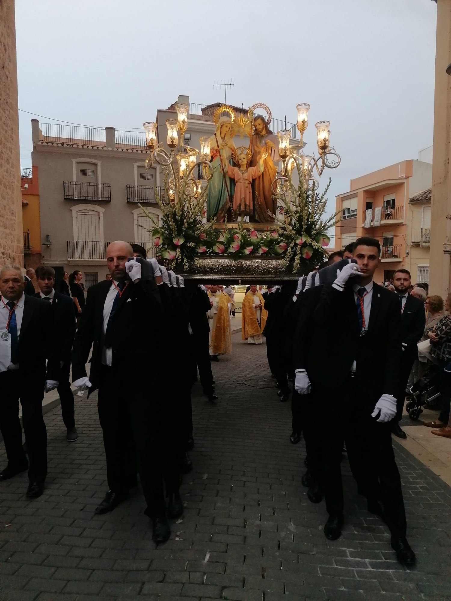 Procesión de la Sagrada Familia en las fiestas patronales de la Vall d'Uixó