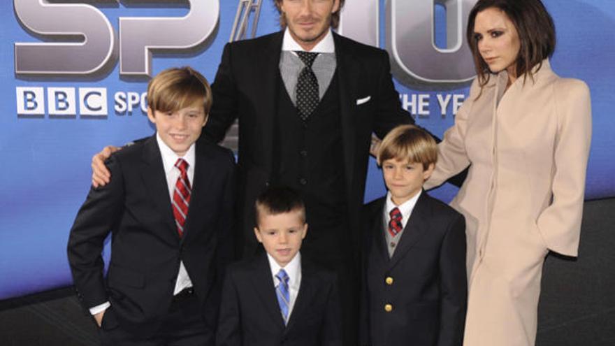 La familia Beckham en una aparición reciente.