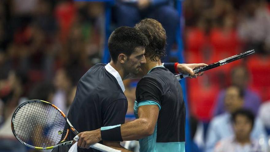 Djokovic se impone a Nadal en una exhibición