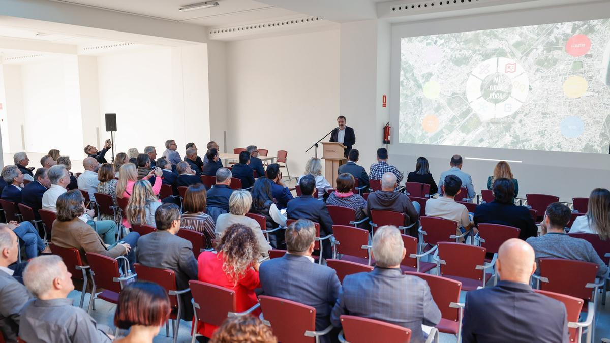La presentación del desarrollo del plan parcial Finca Roca de l'Alfàs del Pi.