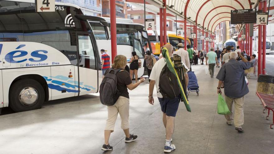 L’actual estació d’autobusos de Figueres.