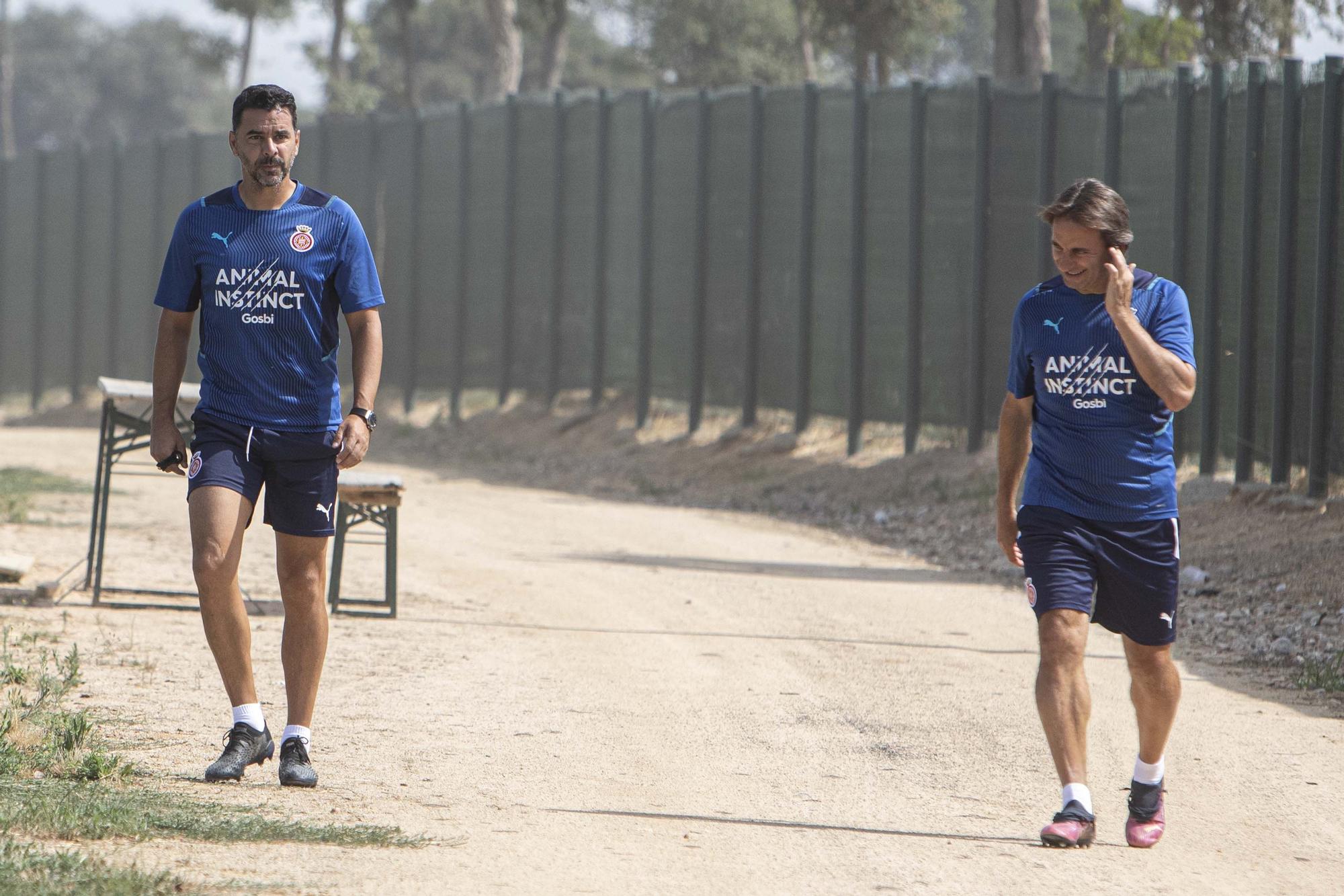 El penúltim entrenament del Girona abans de la final a Tenerife