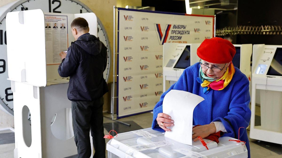Primera jornada electoral de las presidenciales rusas