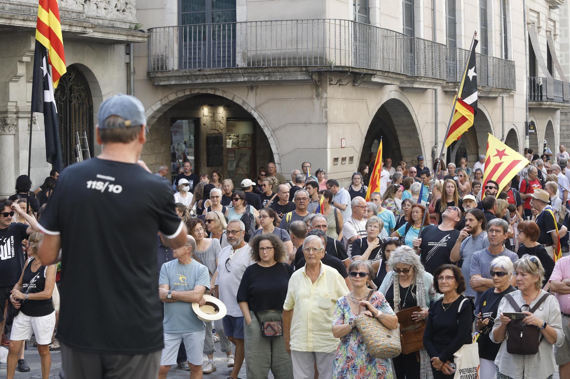 Clam per mantenir la «mobilització» com a «palanca d'agitació» a la plaça del Vi de Girona