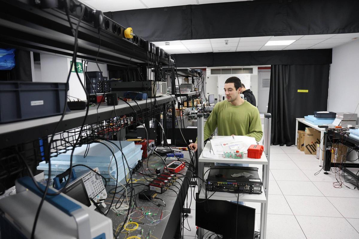 Martín Álvarez, en su laboratorio