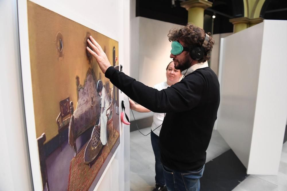 Hasta el 18 de noviembre podrá visitarse la muestra de la Fundación María José Jove "con la que la  entidad quiere enseñar al visitante a entender el arte más allá de la vista.