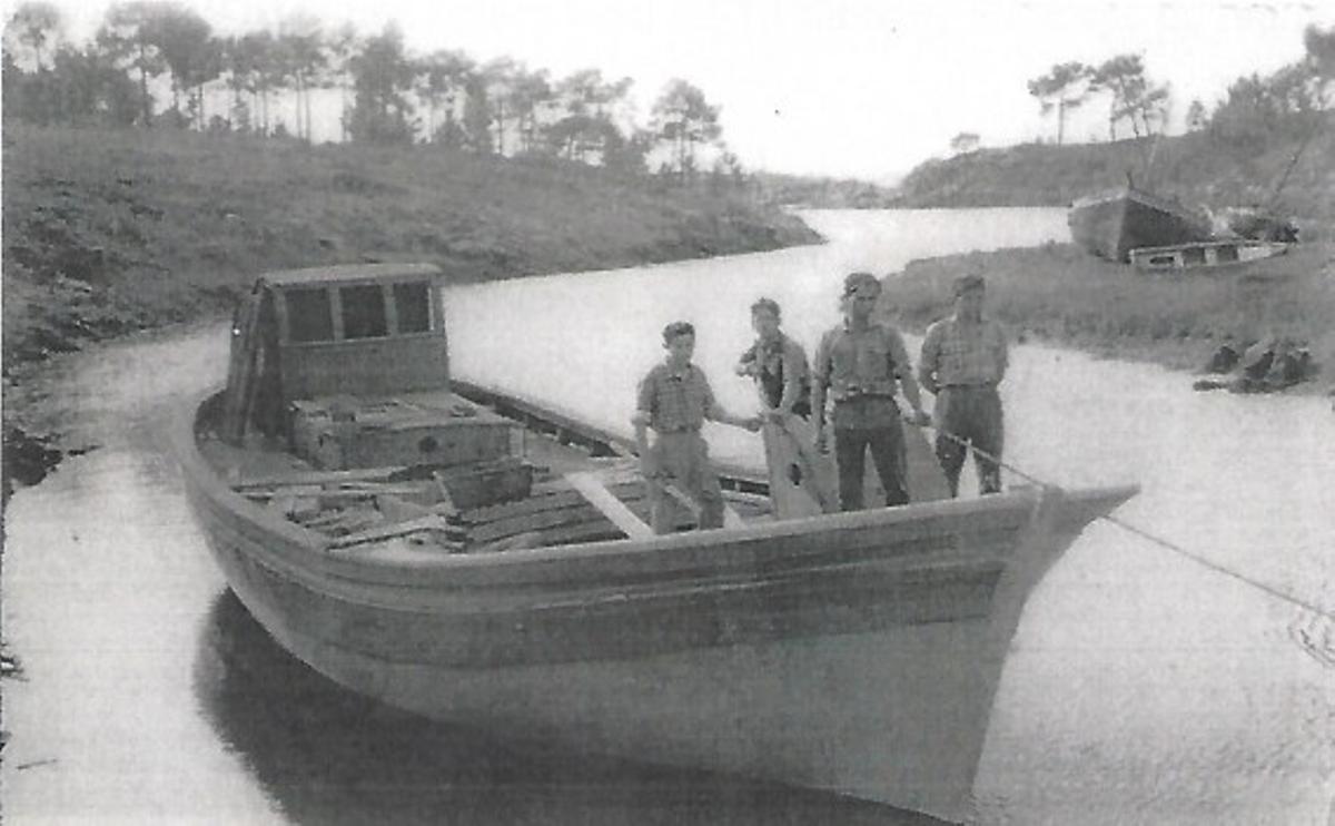 Uno de los barcos históricos de Astilleros Catoira.