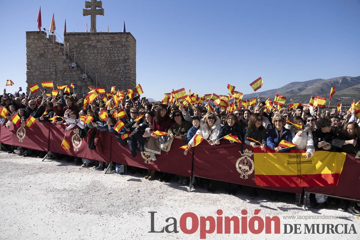 Visita de los reyes de España a Caravaca (explanada de la Basílica)
