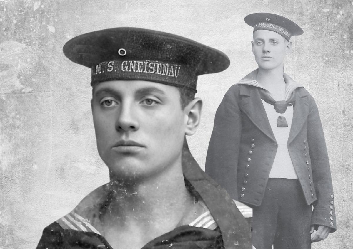 El marinero Friedrich Hancker que salvó a 14 jóvenes en el hundimiento de la Gneisenau.