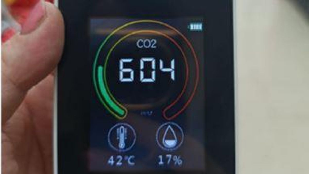 Temperatura captada por un trabajador en un centro de la Región, según Comisiones.