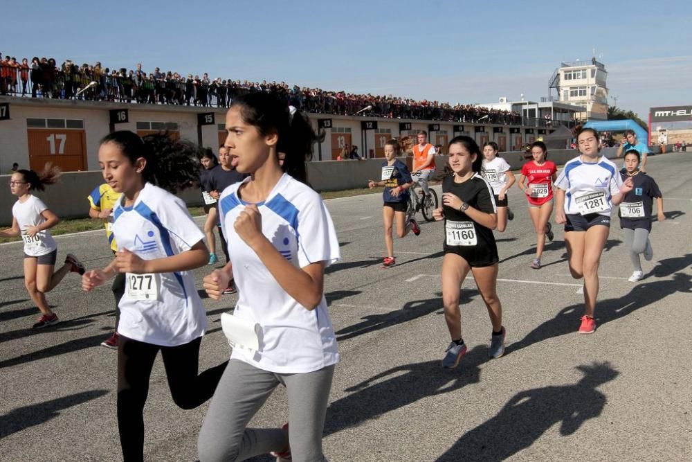 Cross Escolar Cartagena en el Circuito de Velocida