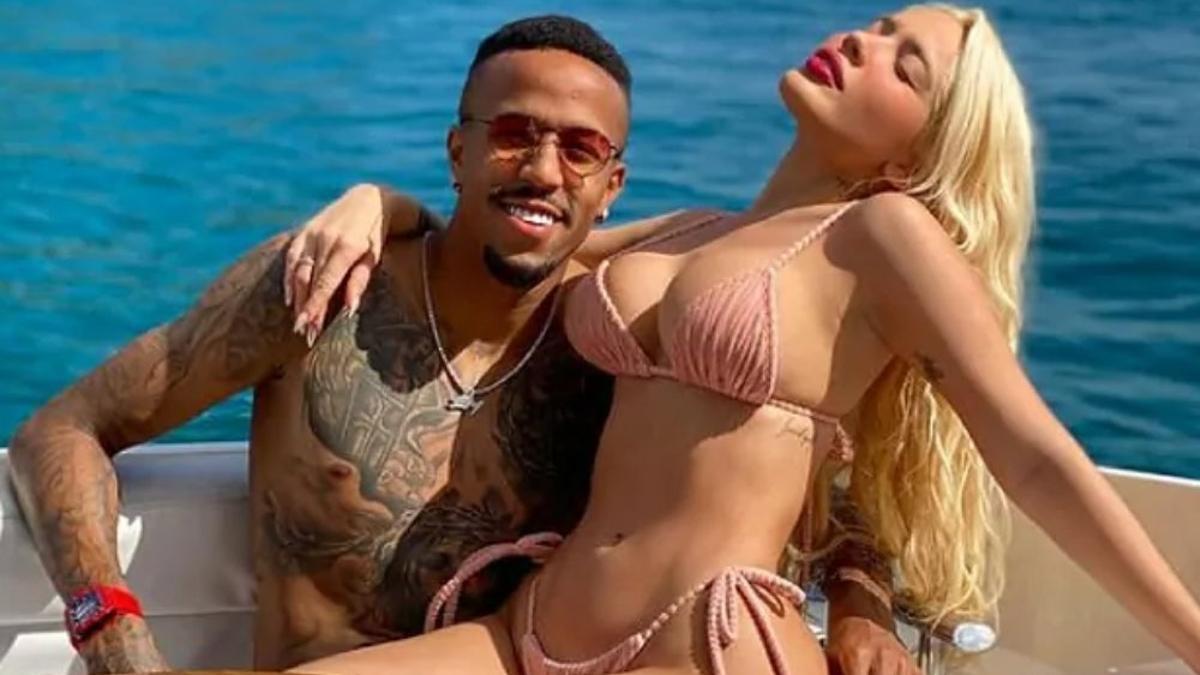 Eder Militao y Karoline Lima