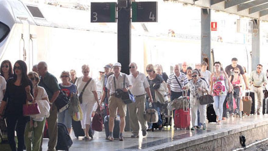 Imágenes de la última huelga ferroviaria