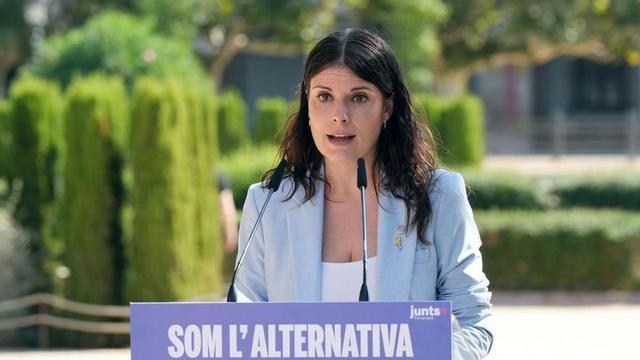 La presidenta del grup parlamentari de Junts, Mònica Sales