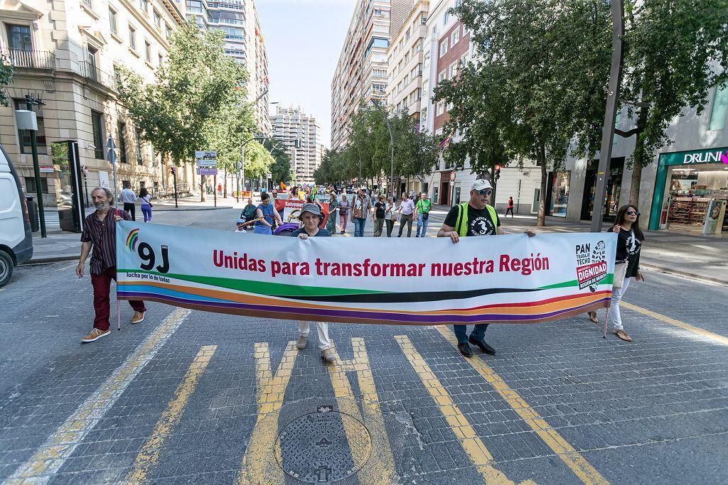 Las marchas de la dignidad este 9 de junio, en imágenes